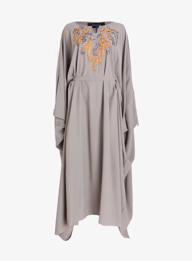 Khizana Plus Size Embroidered Kaftan